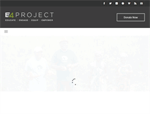 Tablet Screenshot of e4project.org
